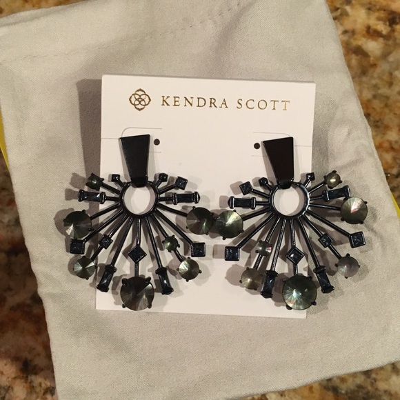 Kendra Scott Fabia Statement Earrings - Picture 2 of 6
